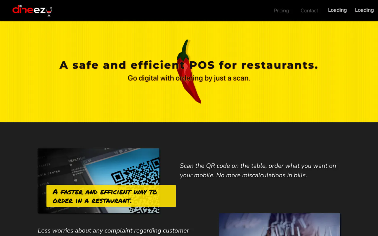 Dineezy website