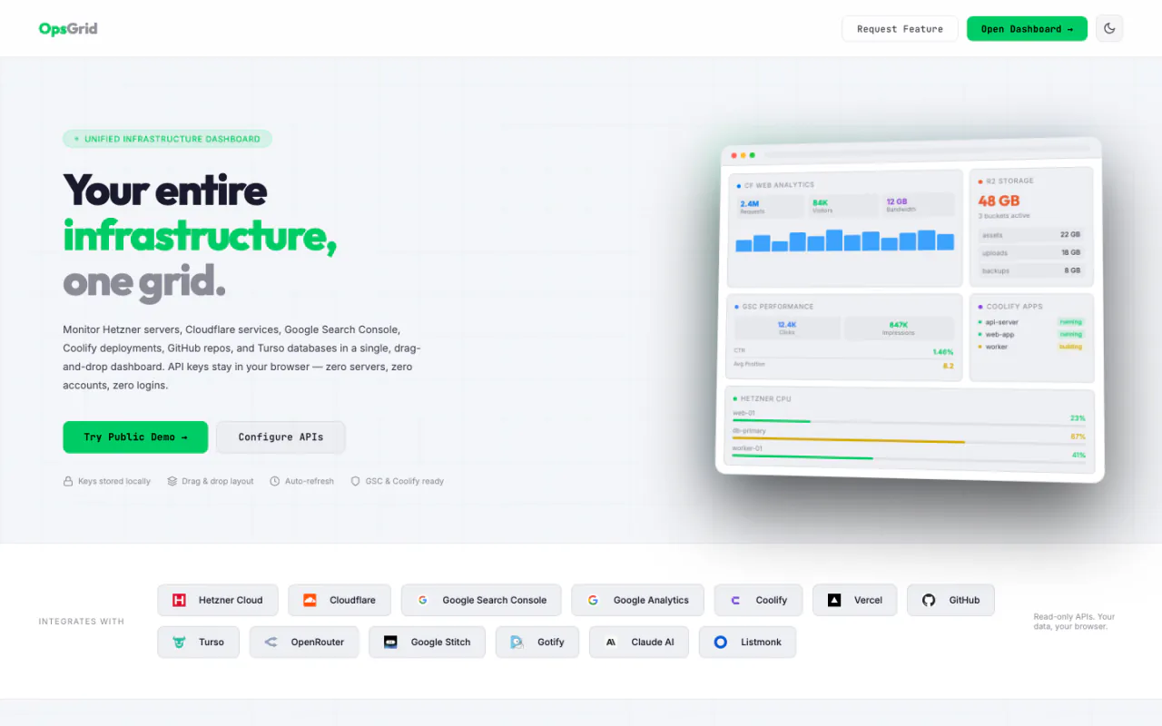 OpsGrid website