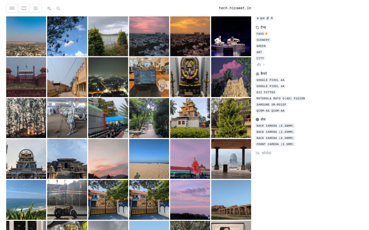 Photos by Vishal Hirawat website